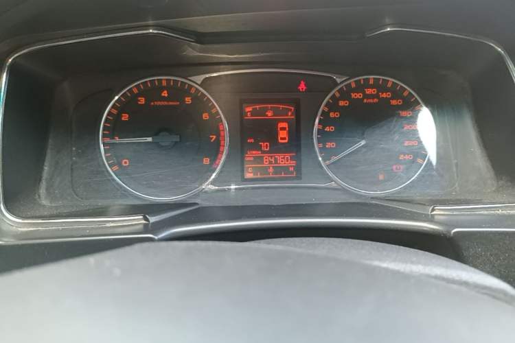 Used Geely Auto Vision 2017 1.5L Manual Happiness Edition Odometer Close Up