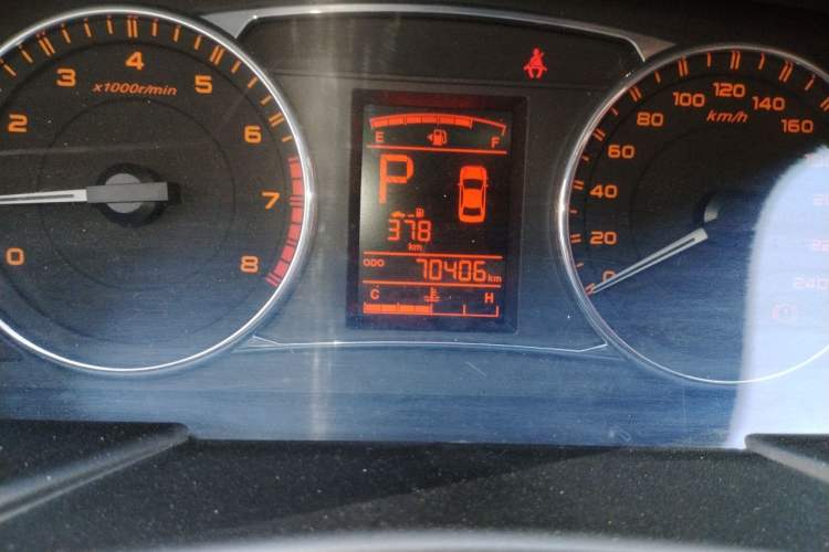 Used Geely Auto Vision 2017 1.5L Automatic Happiness Edition Odometer Close Up