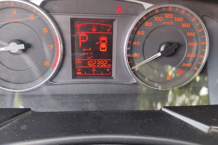 Used Geely Auto Vision 2017 1.5L Automatic Happiness Edition Odometer Close Up