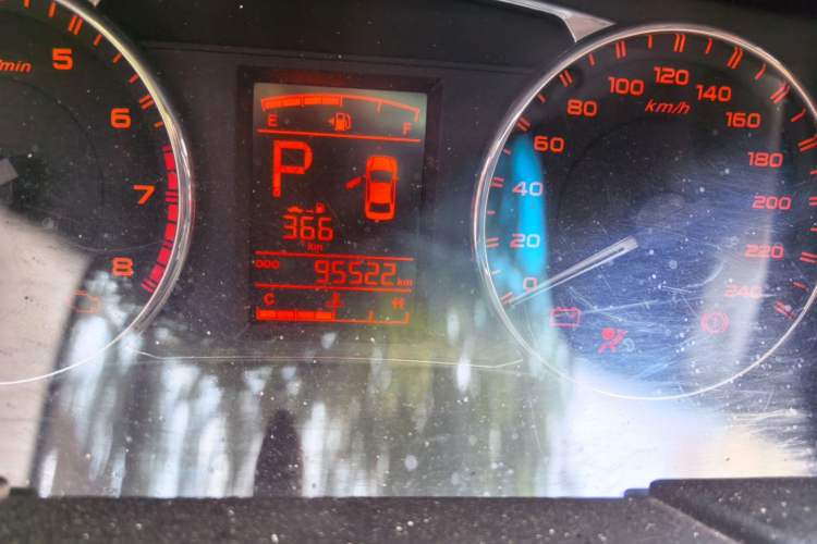 Used Geely Auto Vision 2017 1.5L Automatic Happiness Edition Odometer Close Up