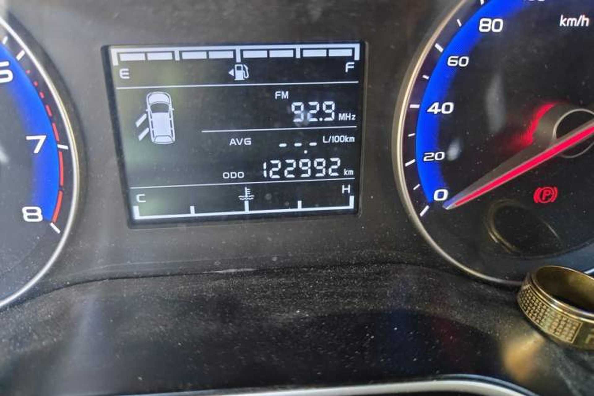 Used Geely Auto Vision 2017 1.5L Manual Happiness Edition Odometer Close Up