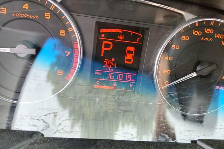 Used Geely Auto Vision 2017 1.5L Automatic Happiness Edition Odometer Close Up