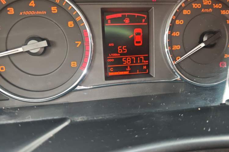 Used Geely Auto Vision 2017 1.5L Manual Happiness Edition Odometer Close Up