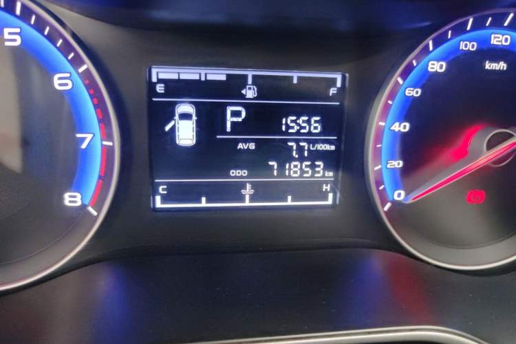 Used Geely Auto Vision 2018 1.5L Automatic Prestige Model Odometer Close Up