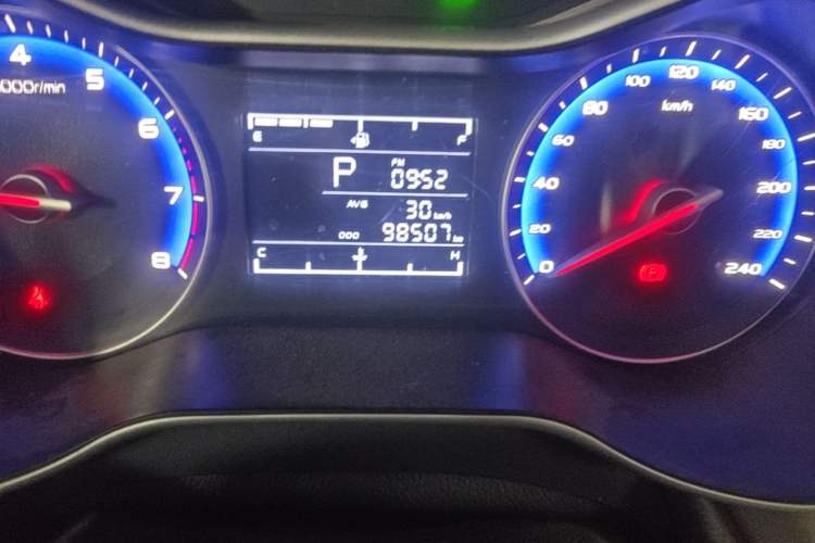 Used Geely Auto Vision 2018 1.5L Automatic Prestige Model Odometer Close Up