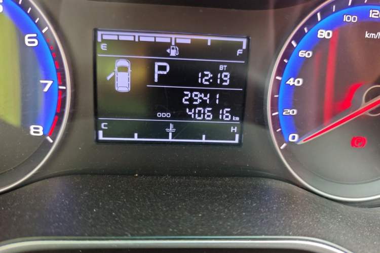 Used Geely Auto Vision 2018 1.5L Automatic Happiness Edition Odometer Close Up