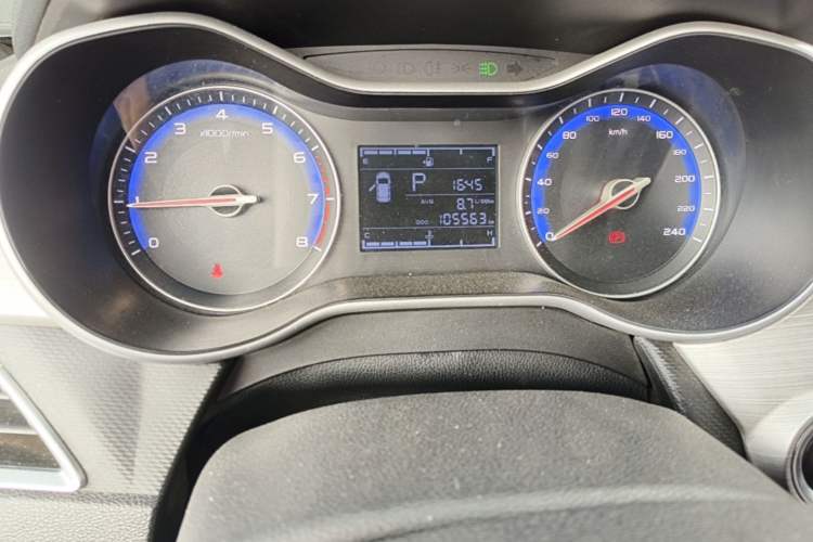 Used Geely Auto Vision 2018 1.5L Automatic Happiness Edition Odometer Close Up