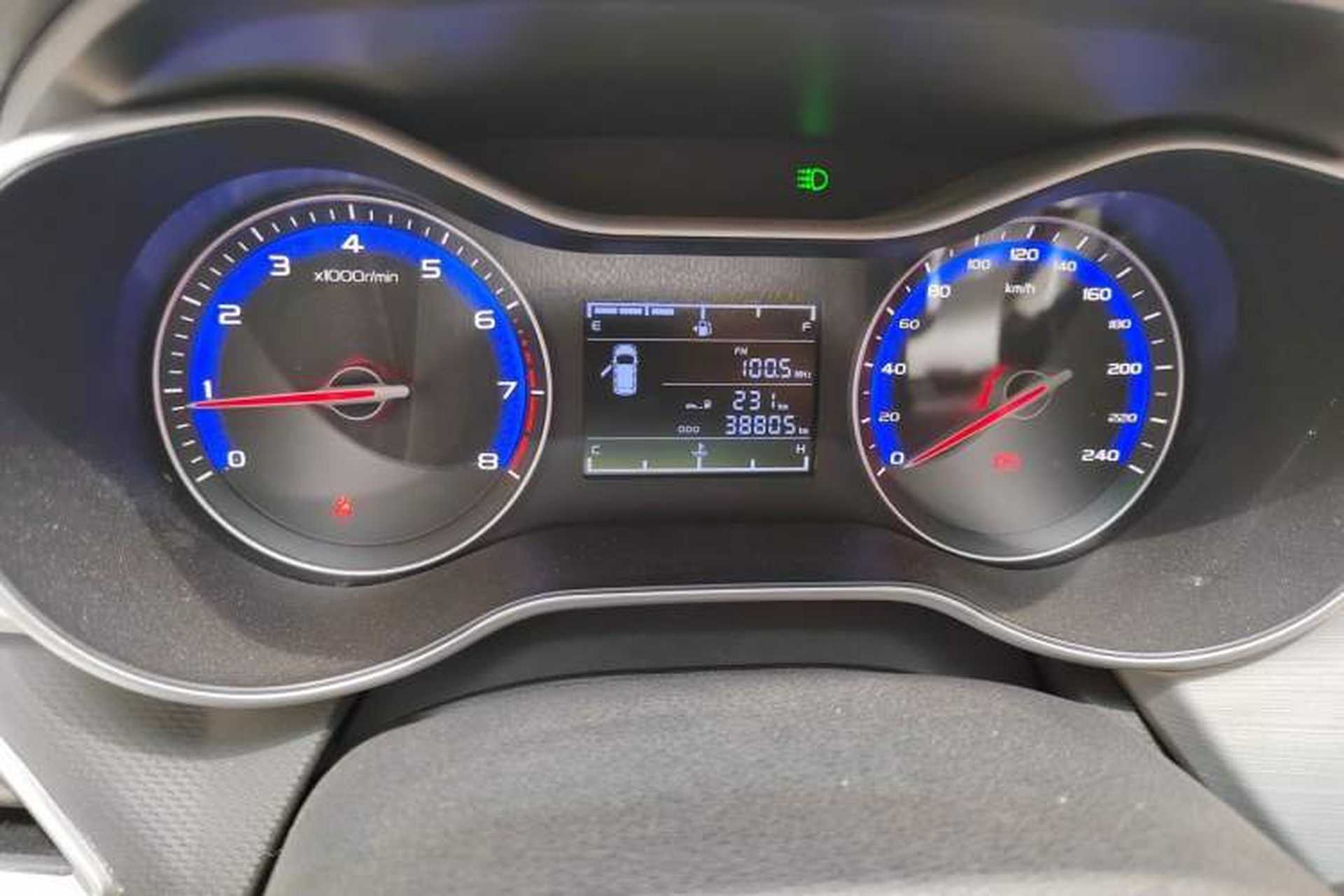 Used Geely Auto Vision 2018 1.5L Manual Happiness Edition Odometer Close Up