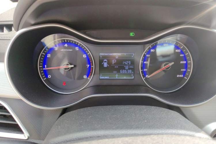 Used Geely Auto Vision 2018 1.5L Automatic Prestige Model Odometer Close Up