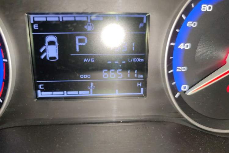 Used Geely Auto Vision 2018 1.5L Automatic Happiness Edition Odometer Close Up