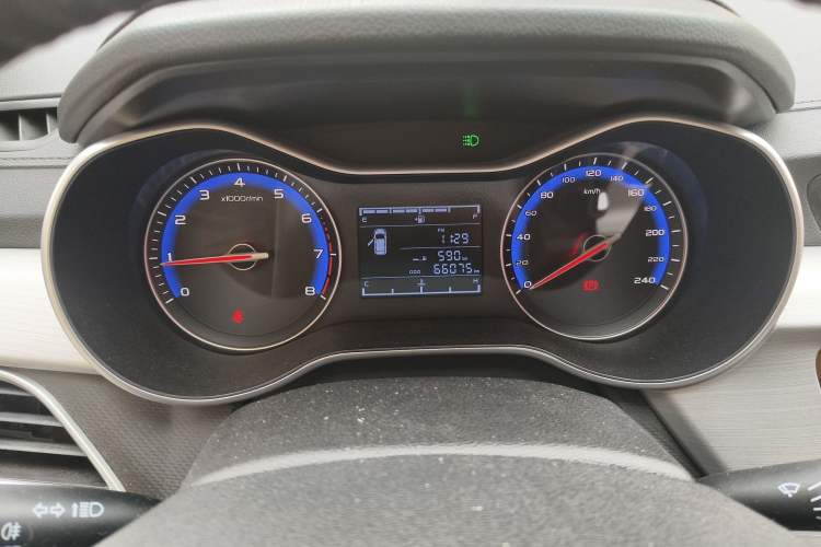 Used Geely Auto Vision 2018 1.5L Manual Happiness Edition Odometer Close Up