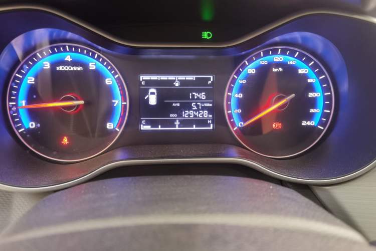 Used Geely Auto Vision 2018 1.5L Manual Happiness Edition Odometer Close Up