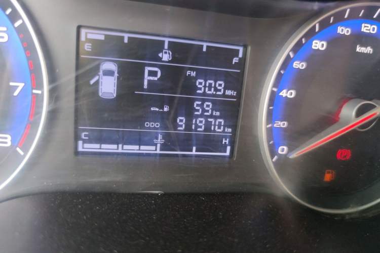 Used Geely Auto Vision 2018 1.5L Automatic Happiness Edition Odometer Close Up