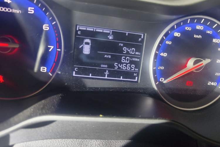 Used Geely Auto Vision 2018 1.5L Manual Happiness Edition Odometer Close Up