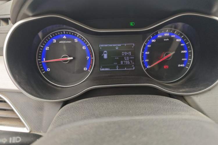Used Geely Auto Vision 2018 1.5L Manual Happiness Edition Odometer Close Up