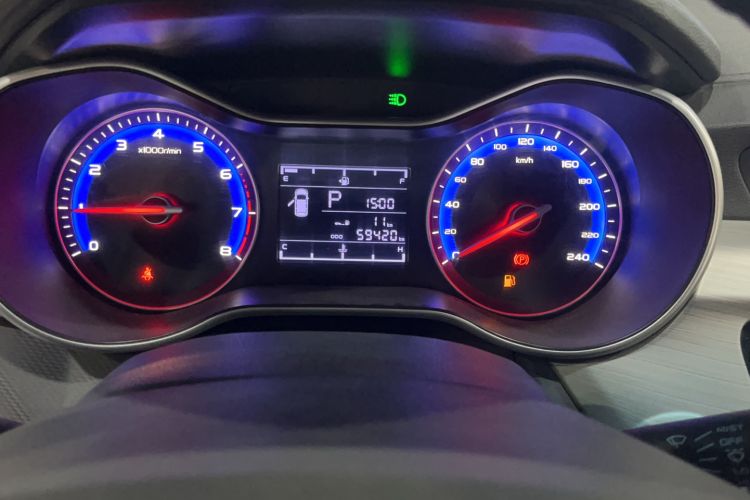 Used Geely Auto Vision 2018 1.5L Automatic Happiness Edition Odometer Close Up