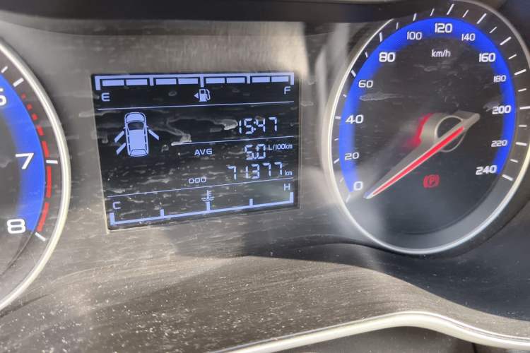 Used Geely Auto Vision 2018 1.5L Manual Happiness Edition Odometer Close Up