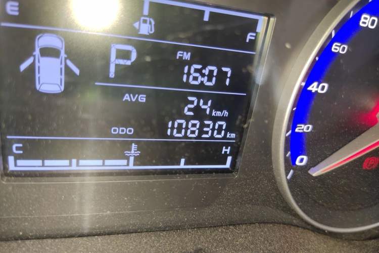 Used Geely Auto Vision 2018 1.5L Automatic Happiness Edition Odometer Close Up