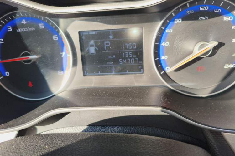 Used Geely Auto Vision 2018 1.5L Automatic Prestige Model Odometer Close Up