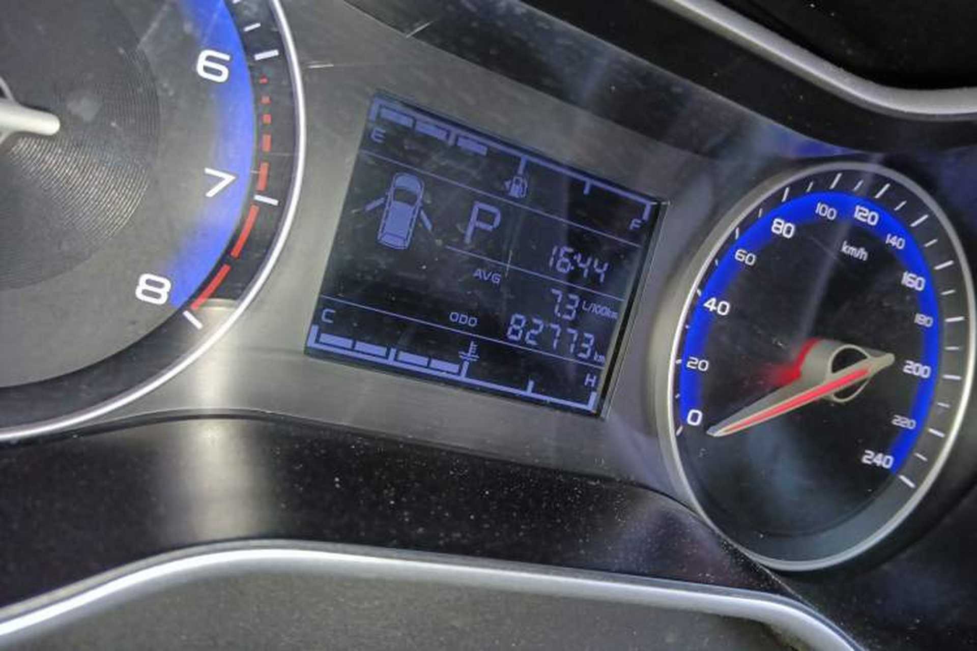 Used Geely Auto Vision 2018 1.5L Automatic Happiness Edition Odometer Close Up