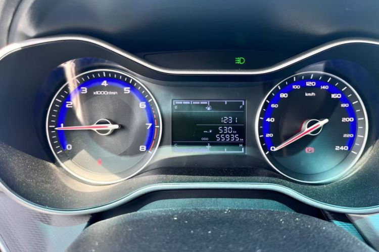 Used Geely Auto Vision 2018 1.5L Manual Happiness Edition Odometer Close Up
