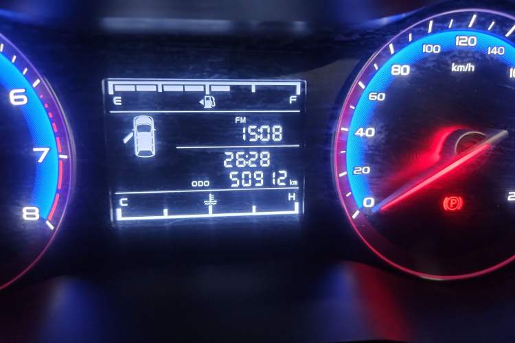Used Geely Auto Vision 2018 1.5L Manual Happiness Edition Odometer Close Up