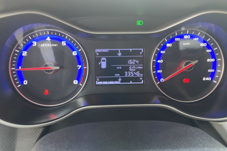 Used Geely Auto Vision 2018 1.5L Manual Happiness Edition Odometer Close Up