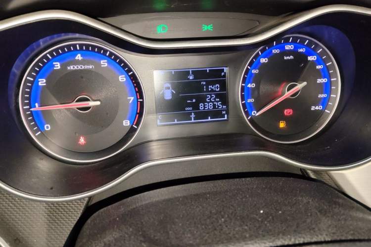 Used Geely Auto Vision 2018 1.5L Manual Happiness Edition Odometer Close Up