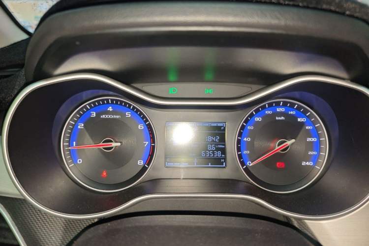 Used Geely Auto Vision 2018 1.5L Automatic Prestige Model Odometer Close Up