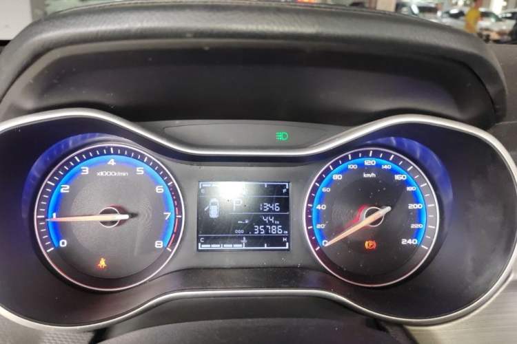 Used Geely Auto Vision 2018 1.5L Automatic Prestige Model Odometer Close Up