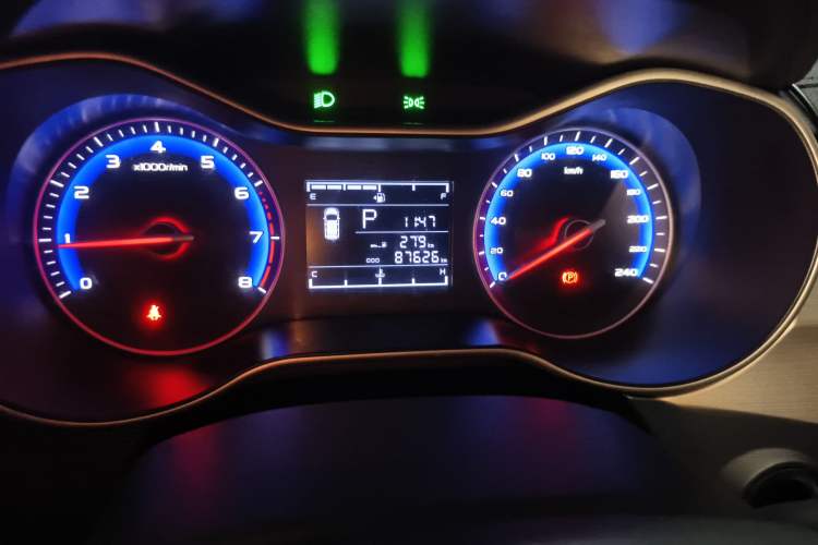 Used Geely Auto Vision 2018 1.5L Automatic Happiness Edition Odometer Close Up