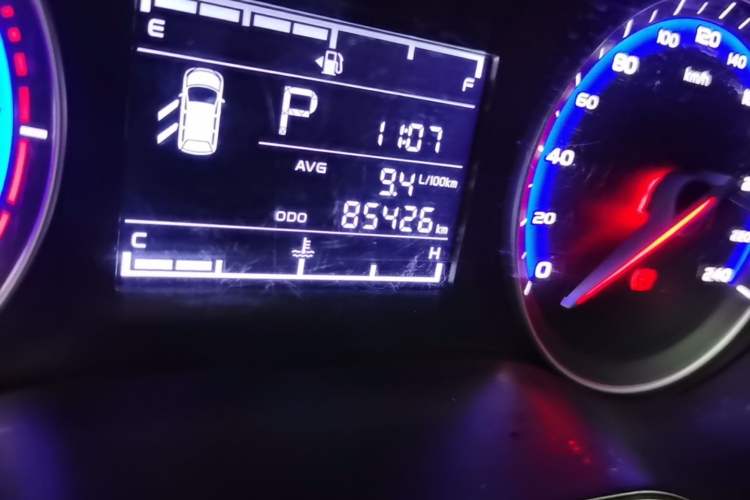 Used Geely Auto Vision 2018 1.5L Automatic Happiness Edition Odometer Close Up