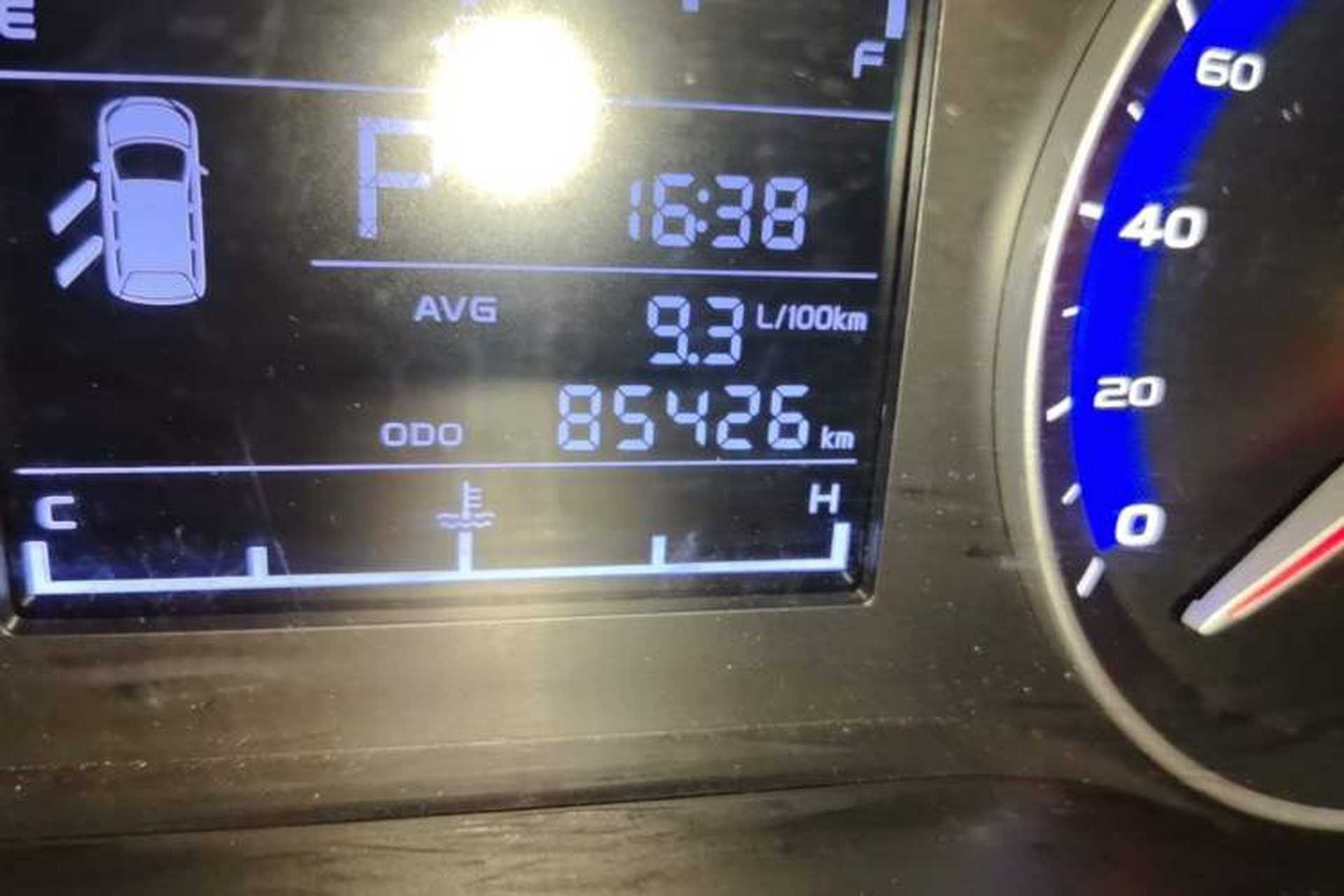 Used Geely Auto Vision 2018 1.5L Automatic Prestige Model Odometer Close Up