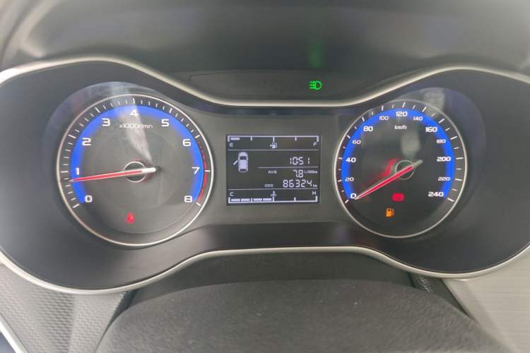 Used Geely Auto Vision 2018 1.5L Manual Happiness Edition Odometer Close Up