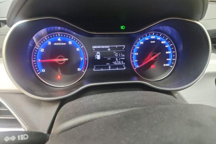 Used Geely Auto Vision 2018 1.5L Manual Happiness Edition Odometer Close Up