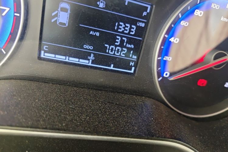 Used Geely Auto Vision 2018 1.5L Manual Happiness Edition Odometer Close Up