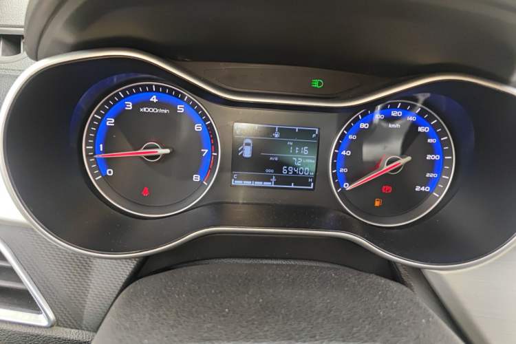 Used Geely Auto Vision 2018 1.5L Manual Happiness Edition Odometer Close Up