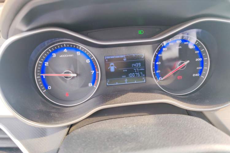 Used Geely Auto Vision 2018 1.5L Manual Happiness Edition Odometer Close Up