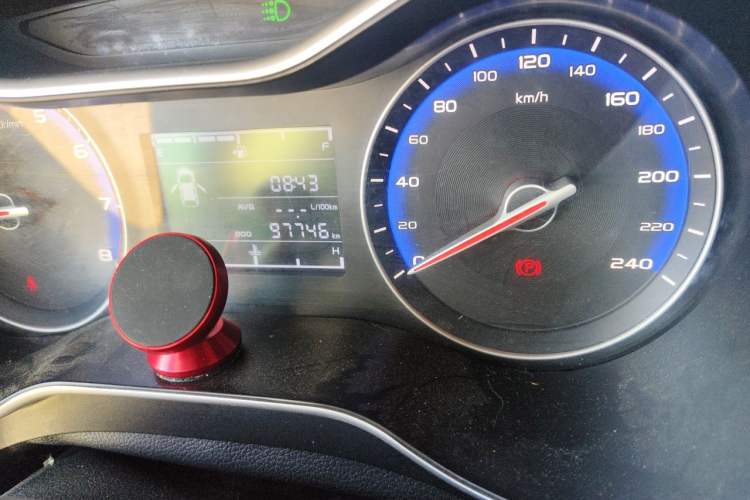 Used Geely Auto Vision 2018 1.5L Manual Happiness Edition Odometer Close Up
