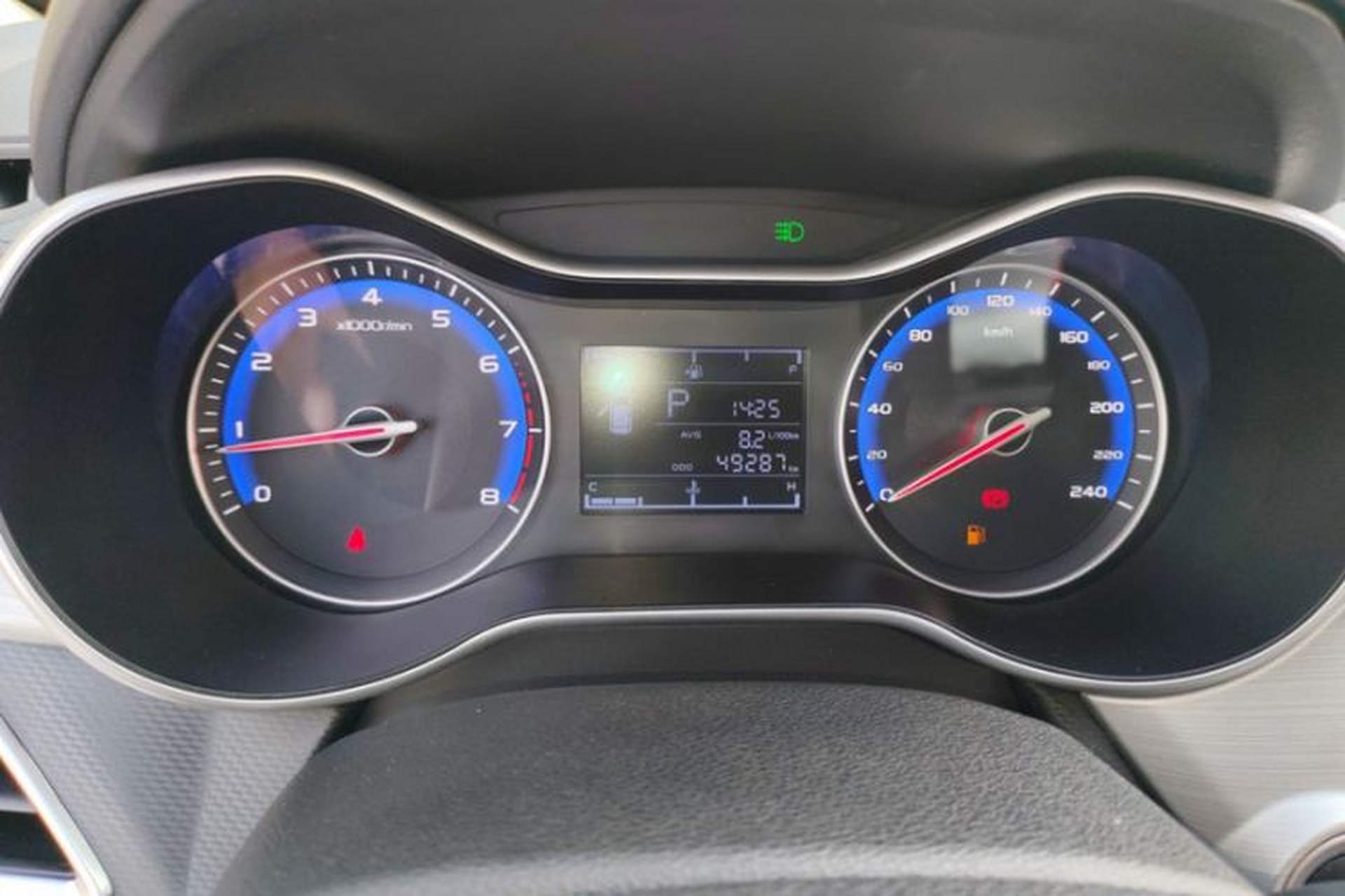 Used Geely Auto Vision 2018 1.5L Automatic Happiness Edition Odometer Close Up