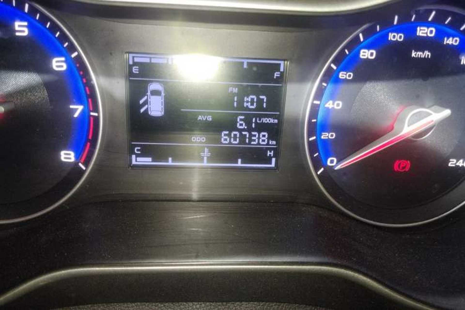 Used Geely Auto Vision 2018 1.5L Manual Happiness Edition Odometer Close Up