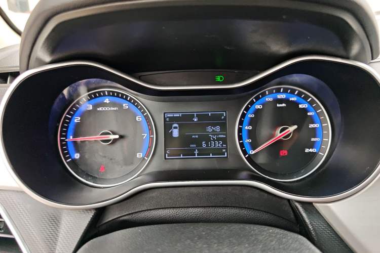 Used Geely Auto Vision 2018 1.5L Manual Happiness Edition Odometer Close Up