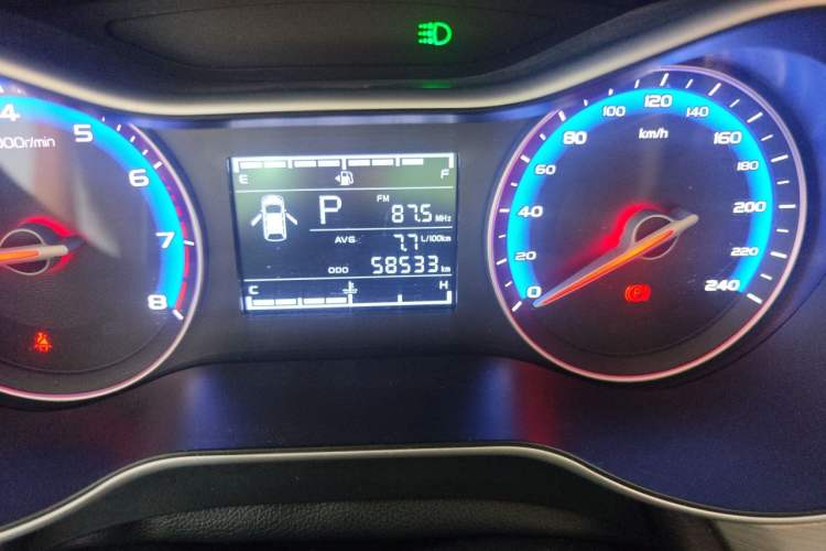 Used Geely Auto Vision 2018 1.5L Automatic Happiness Edition Odometer Close Up