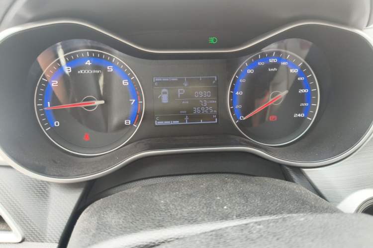 Used Geely Auto Vision 2018 1.5L Automatic Prestige Model Odometer Close Up