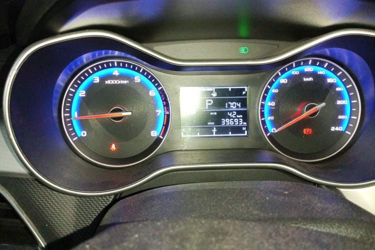 Used Geely Auto Vision 2018 1.5L Automatic Happiness Edition Odometer Close Up