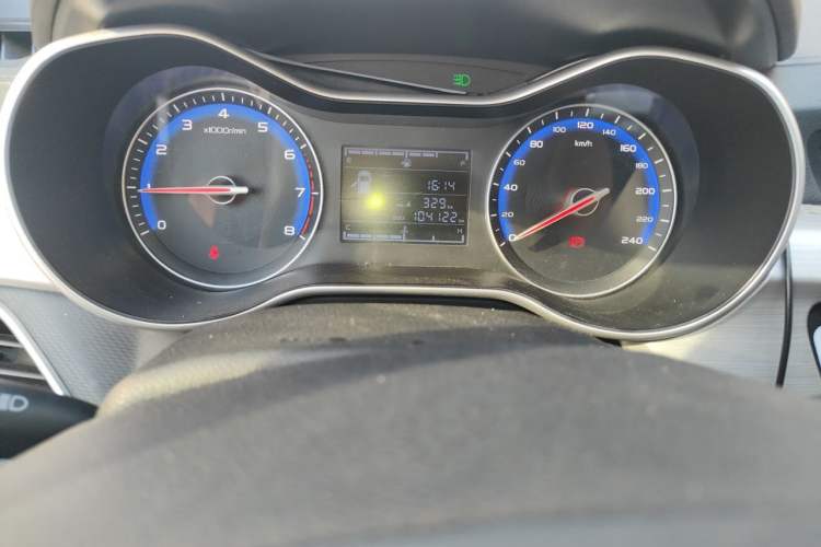 Used Geely Auto Vision 2018 1.5L Manual Happiness Edition Odometer Close Up
