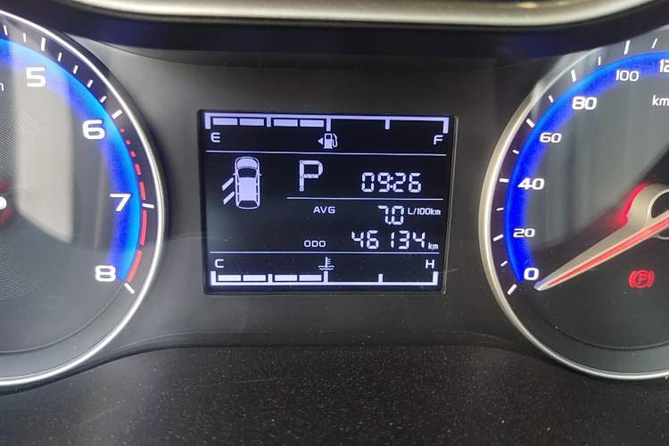 Used Geely Auto Vision 2018 1.5L Automatic Happiness Edition Odometer Close Up