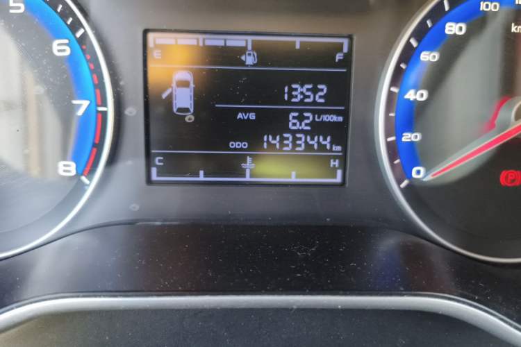Used Geely Auto Vision 2018 1.5L Manual Happiness Edition Odometer Close Up