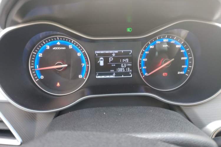 Used Geely Auto Vision 2018 1.5L Automatic Prestige Model Odometer Close Up