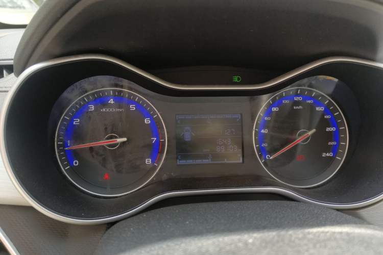 Used Geely Auto Vision 2018 1.5L Manual Happiness Edition Odometer Close Up